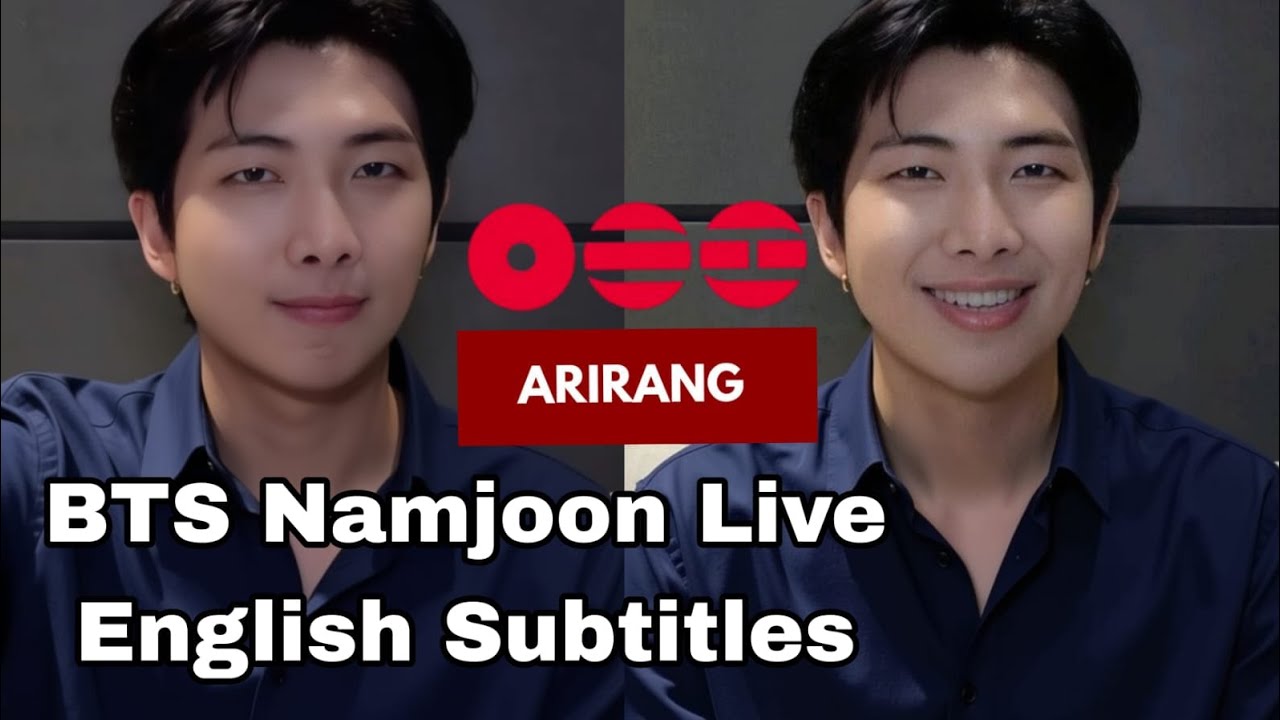 🔴 BTS Namjoon (RM) Full Live Today English Subtitles | BTS RM Comeback Livestream 2026