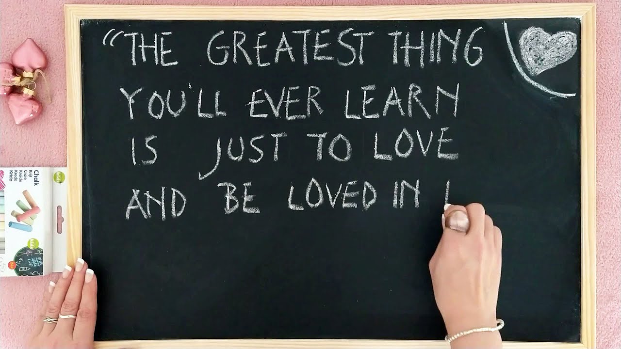 ASMR Writing on a Chalkboard • Can You Guess the Movie? • Quotes About Love