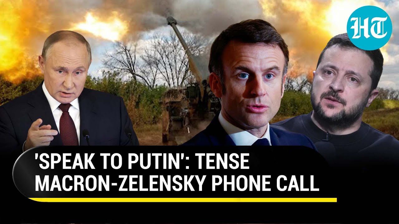'Russia Encircled Us, Talk To Putin': Zelensky's Call For Help With Macron Goes Viral | Watch
