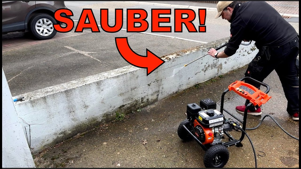 Der Benzin Hochdruckreiniger von Vevor ! Unboxing Aufbau und erster Test!