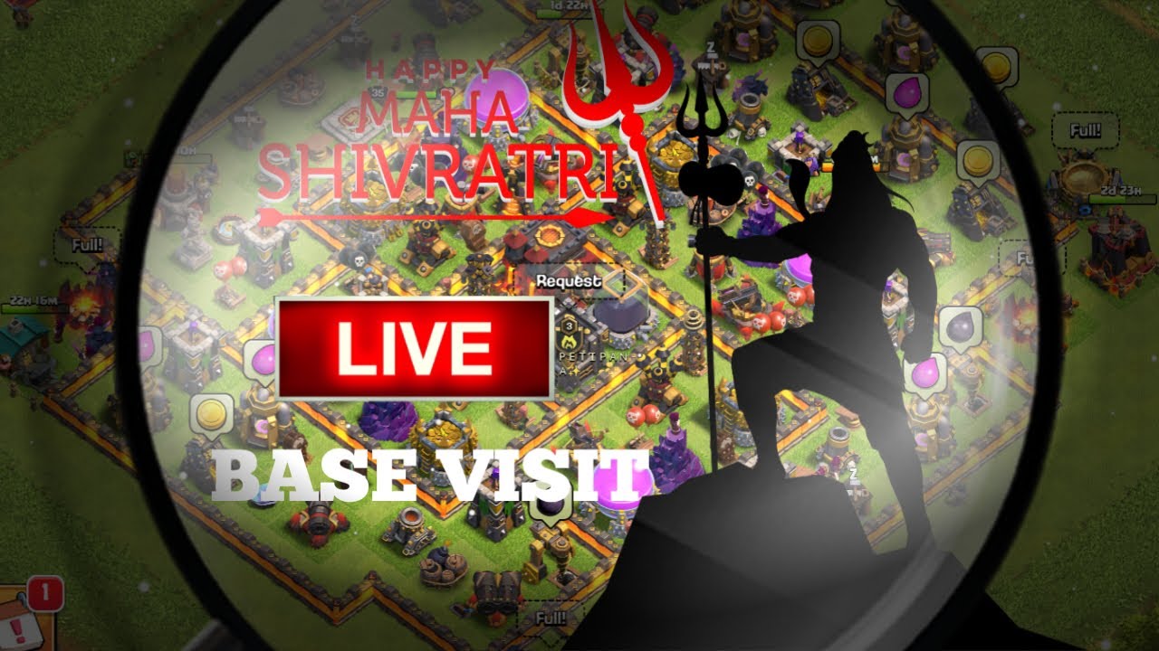Coc Base Visit Pro Tips | 200 Subscribe 🎯| #coc#basevisit