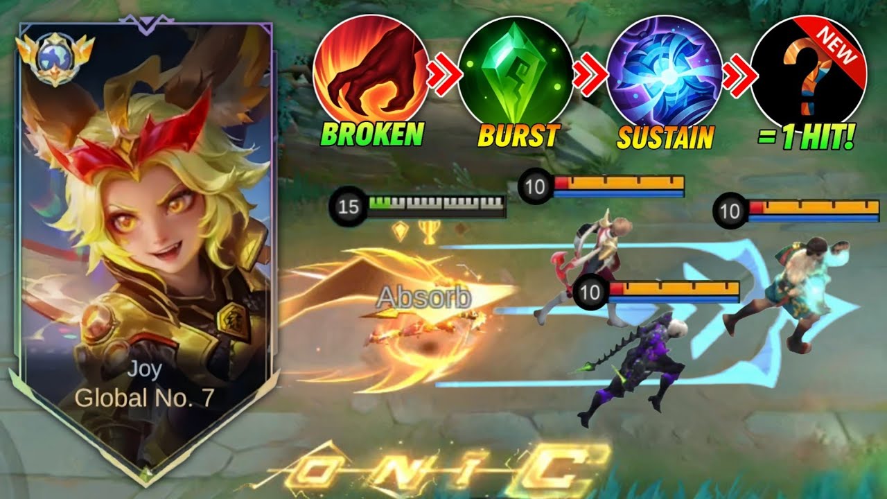 FINALLY!! I FOUND THE BEST BUILD & EMBLEM FOR JOY (BURST + SUSTAIN)