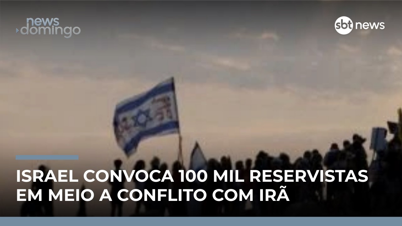 Israel convoca mais de 100 mil reservistas diante de conflito com o Irã | #NewsDomingo