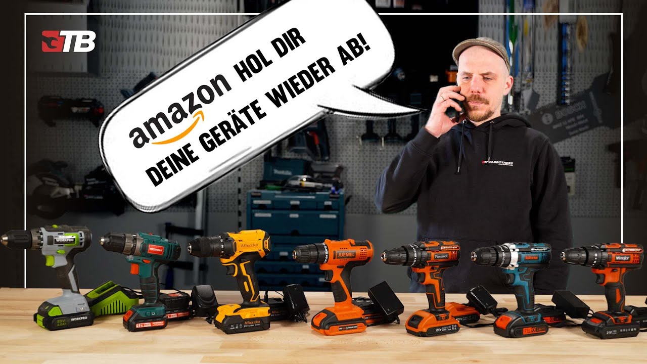 😫 EMPFIEHLT AMAZON nur SCHROTT? 7 GÜNSTIGE Akku SCHRAUBER im TEST | HYCHIKA, WORKPRO, JUEMEL & Co