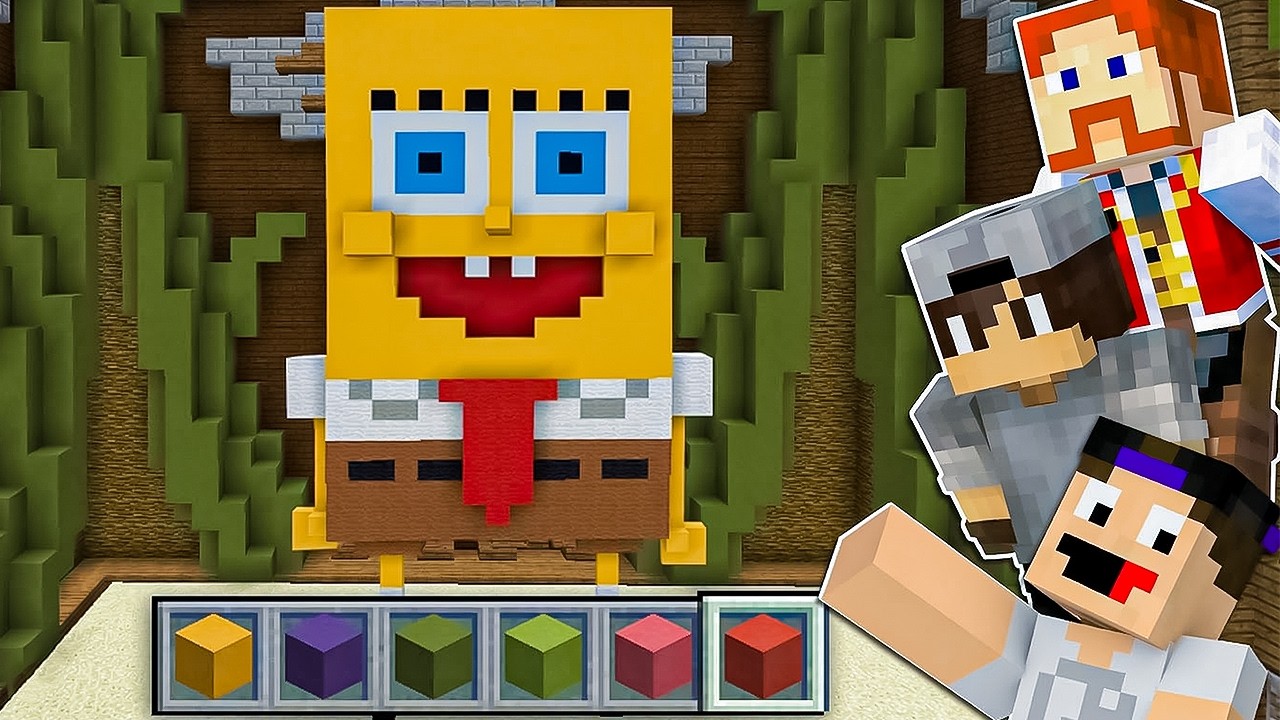 Joguei BUILD BATTLE com AMIGOS depois de 10 ANOS no MINECRAFT
