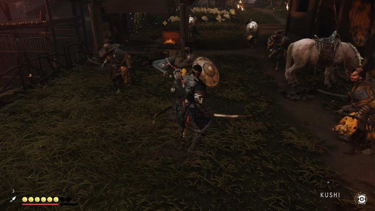 Gang attack on Jin Sakai