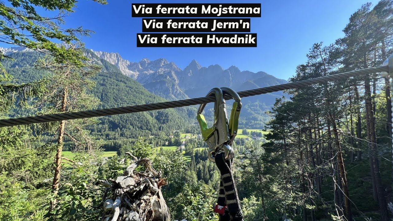 Magical Slovenia - Via ferrata: Mojstrana, Jerm'n, Hvadnik | 4K