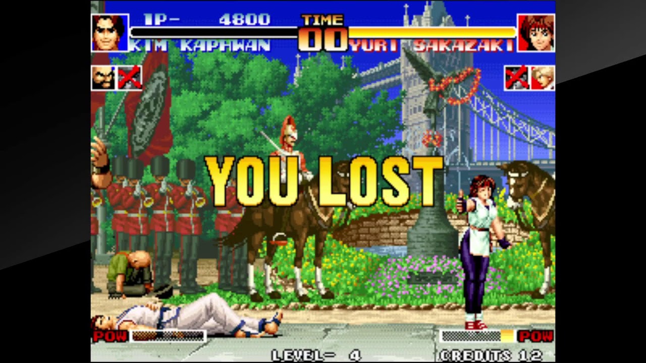 Jugando KING OF FIGHTERS 94