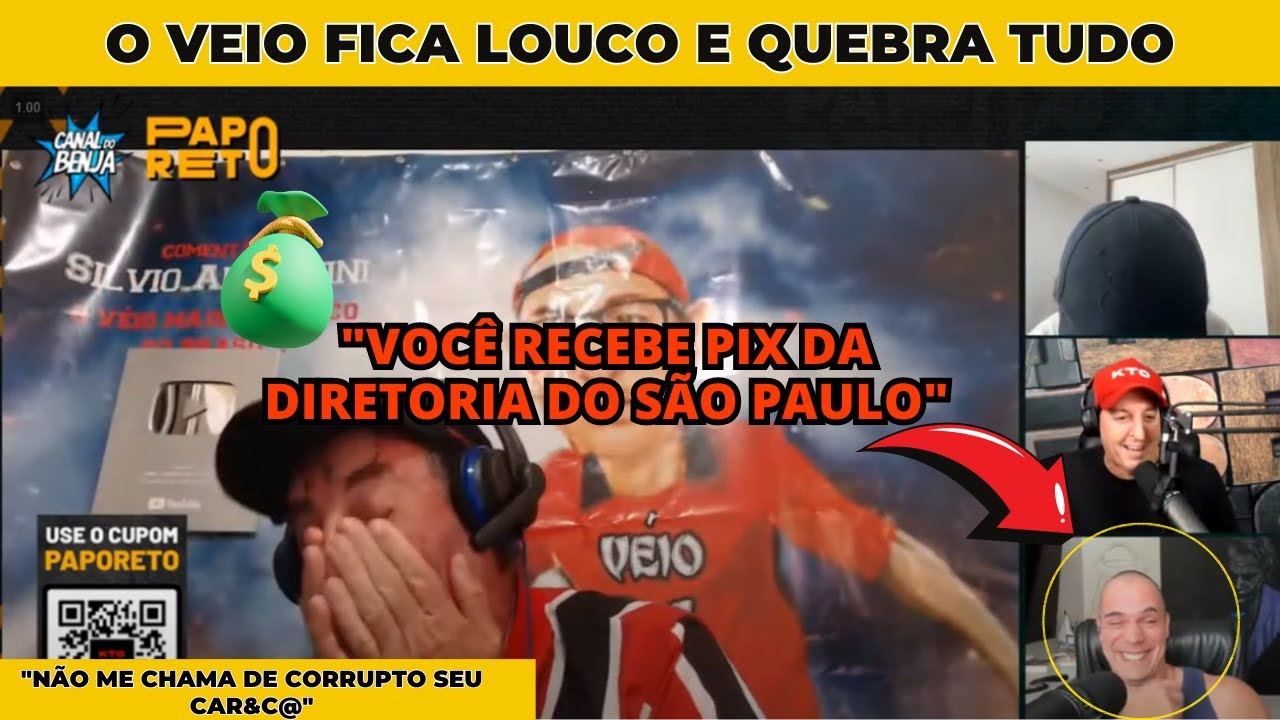 Ataque de Fúria Épico! Veio Fanático Tricolor Enlouquece no Papo Reto com Benja [contém treta]