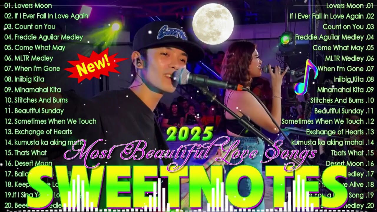 SWEETNOTES Nonstop 2025✨Romantic OPM Top Hits 2025 With Lyrics💃New OPM Top Hits Playlist 2025