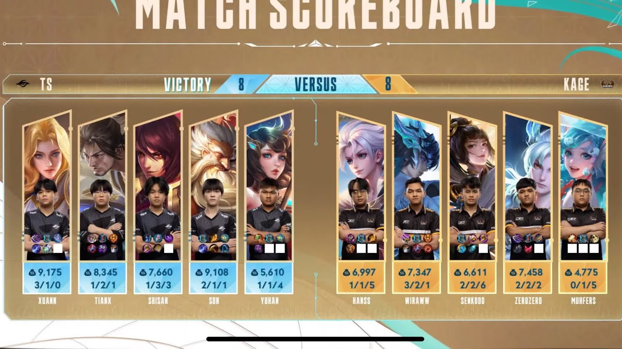 Team Secret VS Kagendra HoK x EWC Group Stage
