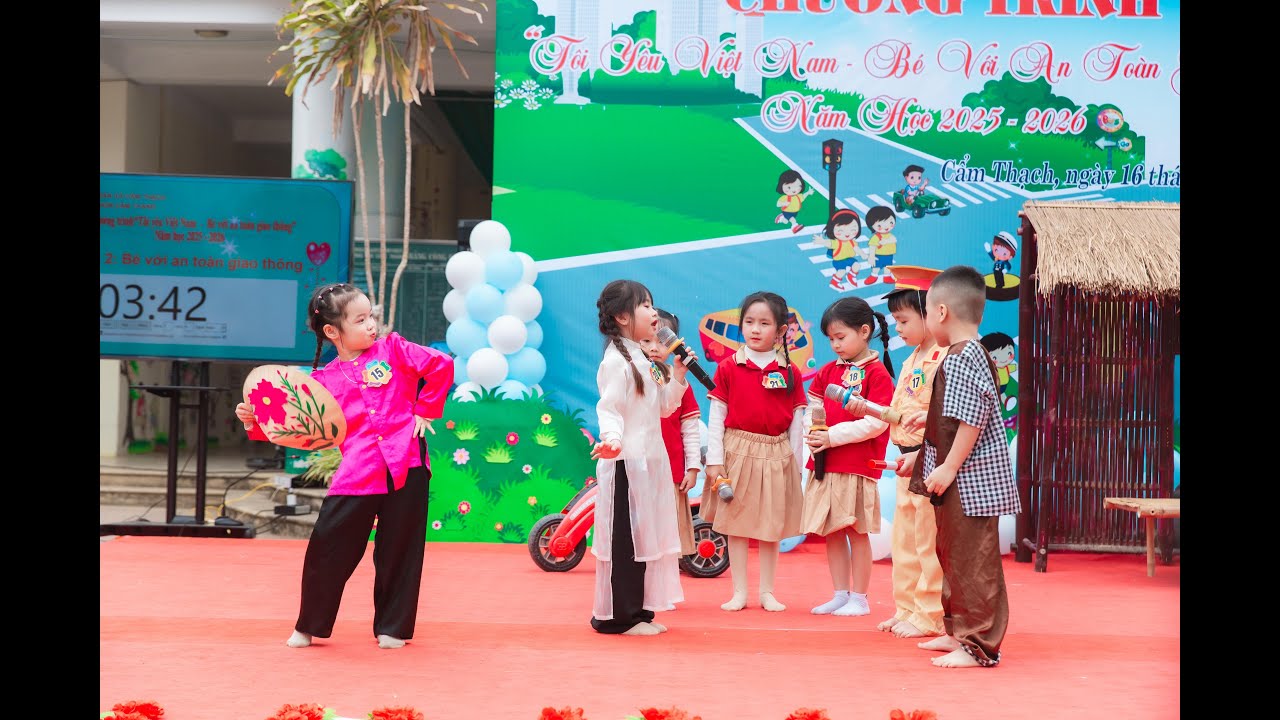 Tôi Yêu Việt Nam - Bé với an toàn giao thông. Lớp Lớn C Trung Tâm | Trường MN Cẩm Thành. 16-01-2026