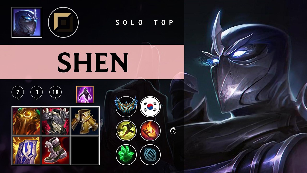 Shen Top vs Riven - KR Challenger Patch 26.06