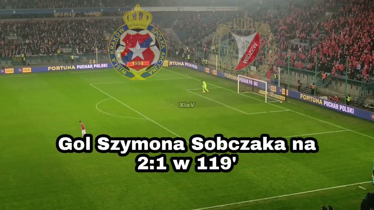 Gol Wisły Kraków na 2:1 w 119 minucie i awans do półfinału PP | 🔵⚪🔴 Wisła Kraków - Widzew Łódź 🔴⚪🔴