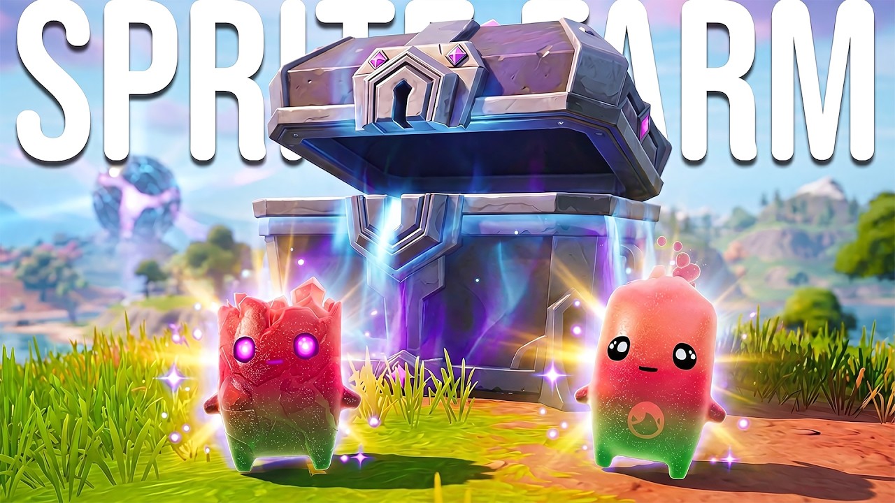 Fortnite - Best RELIC CHEST FARM to Find RARE GUMMY & GOLD SPRITES FAST! (Tutorial)