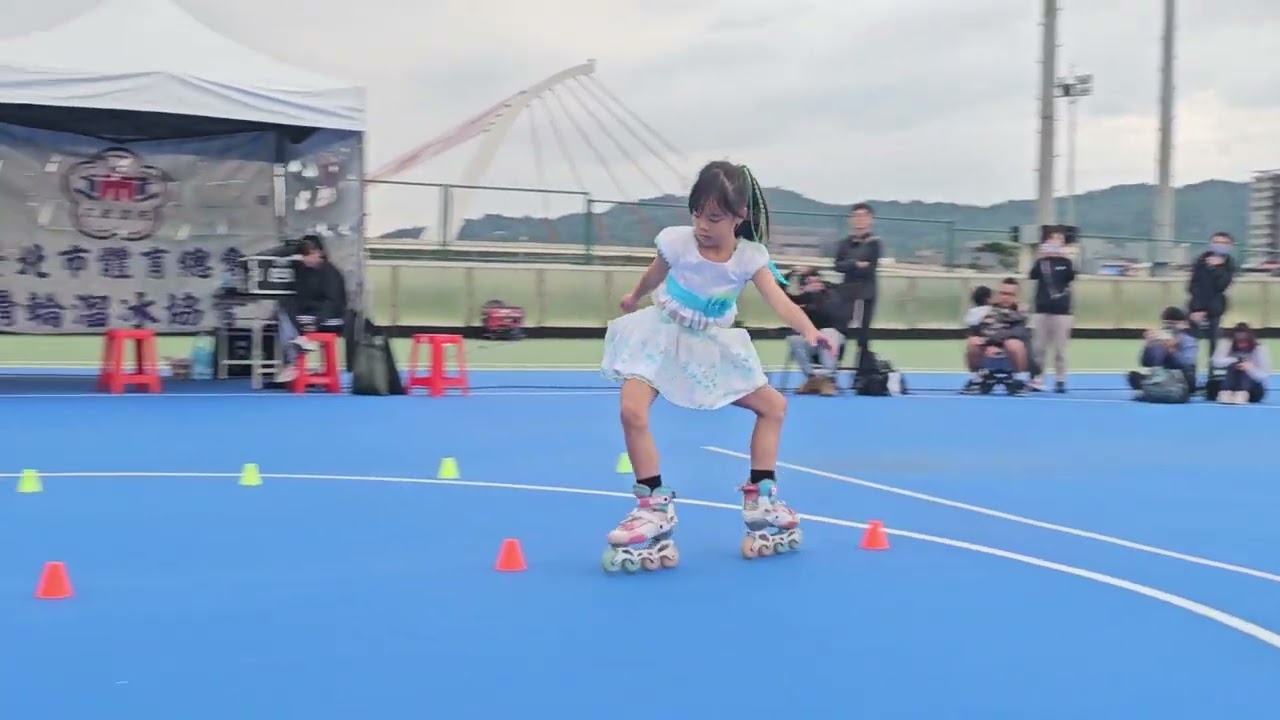 2025臺北市中正盃溜冰錦標賽  花式繞樁 國小中年級女子組  陳宥妧