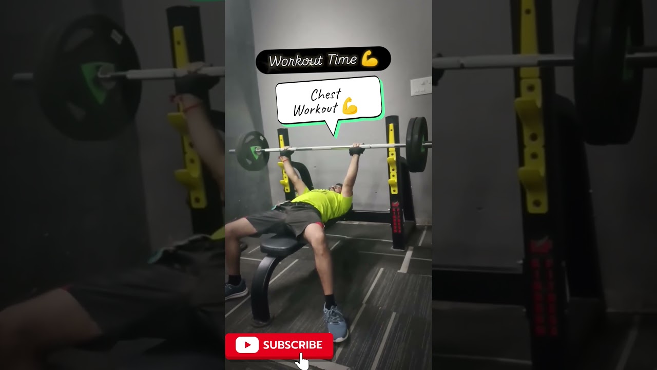 Chest Workout 💪❤️‍🩹.