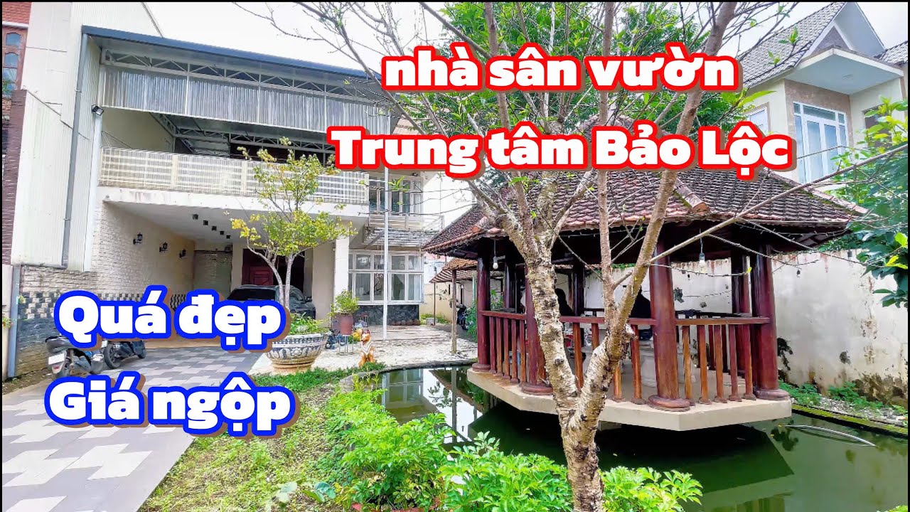 CHỊ CHỦ CẦN CHUYỂN CHỖ Ở CẦN BÁN CĂN NHÀ SÂN VƯỜN ĐÃ HOÀN CÔNG TÂM HUYẾT NGAY TRUNG TÂM BẢO LỘC