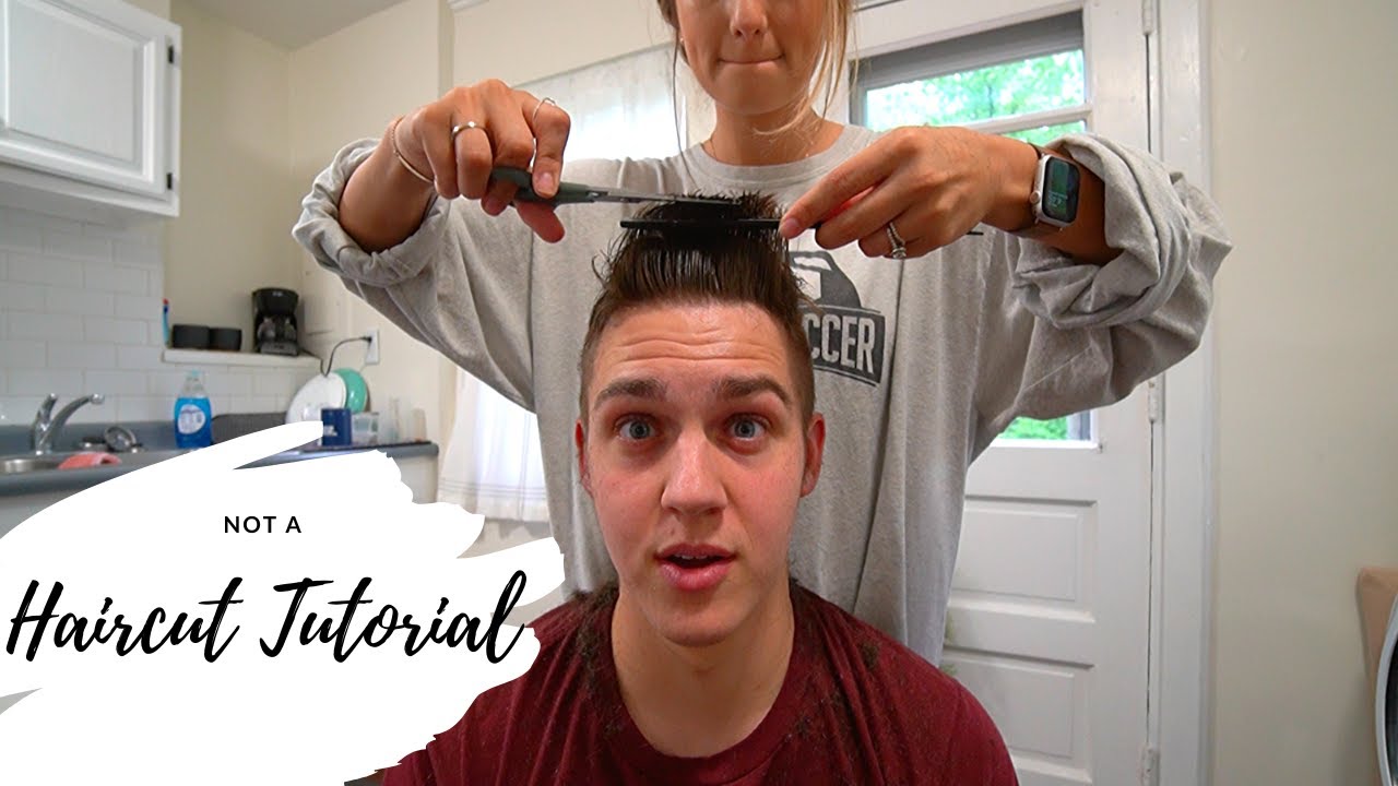 Wife Cuts Husband's Hair!!