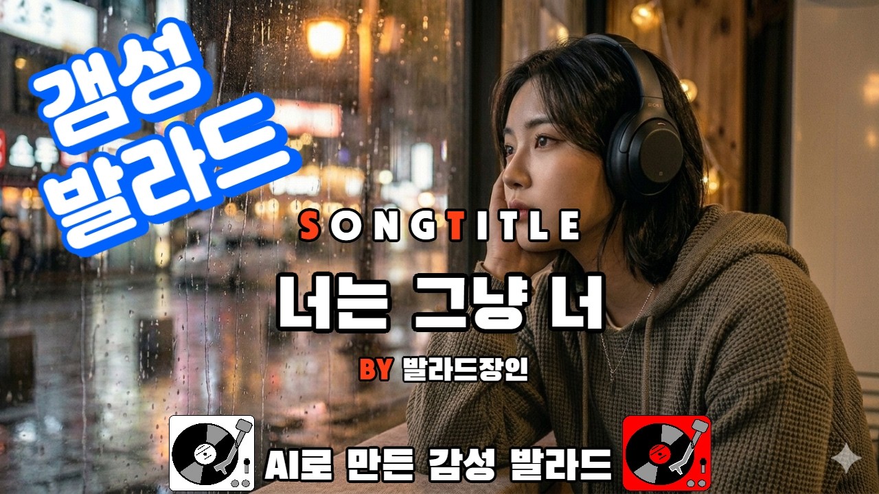 by 발라드장인 (제목:너는 그냥 너) 숨 이 차면 잠깐 멈춰도 돼