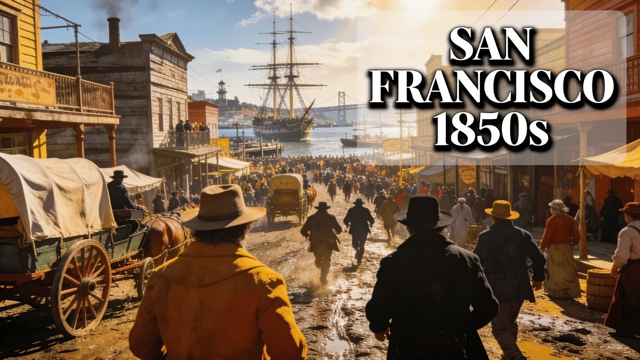 San Francisco 1850s - Gold Rush Chaos (AI Reconstruction)