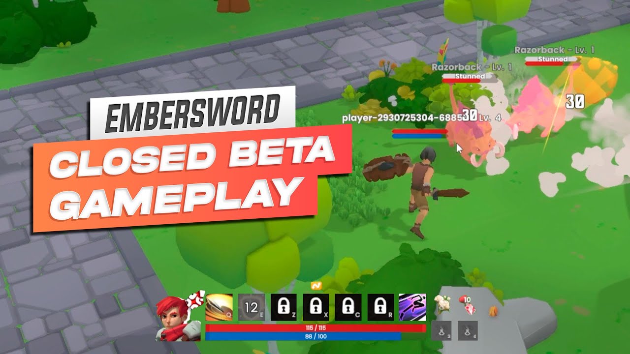 Embersword - Closed Beta Gameplay 2024 | MMORPG