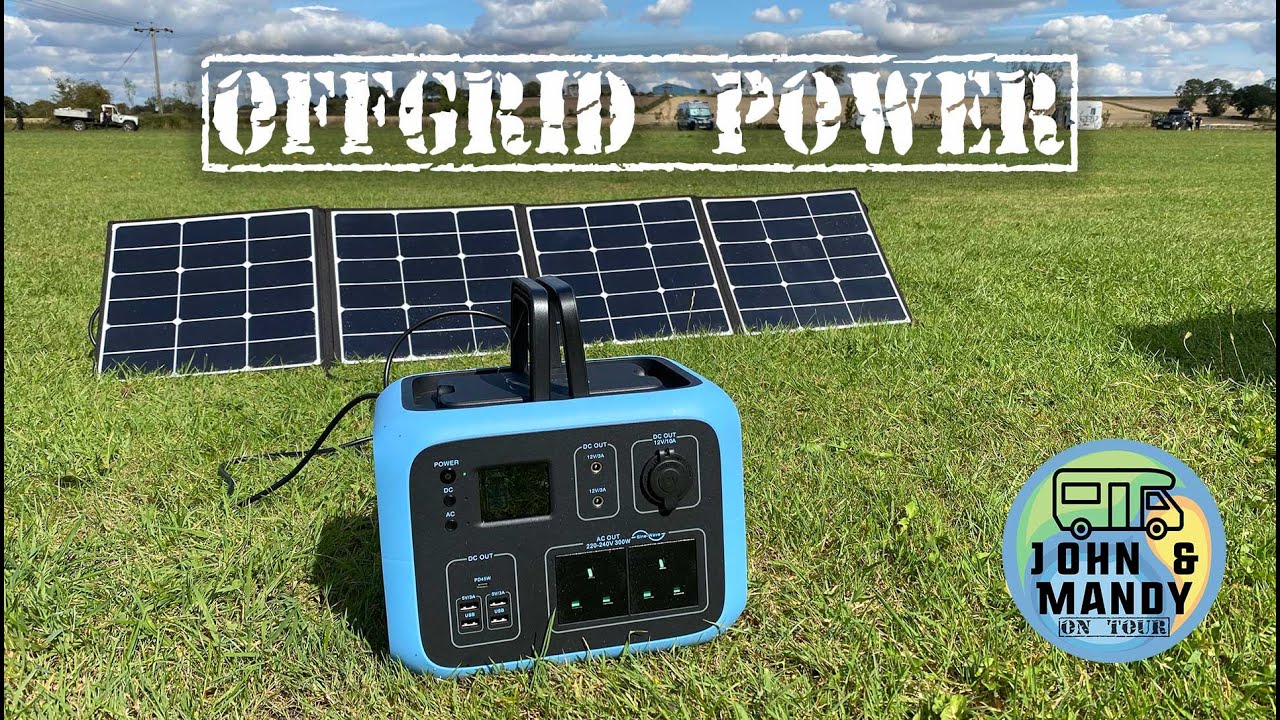 Poweroak 120W Folding Solar Panel & Bluetti AC50s Solar Generator Review