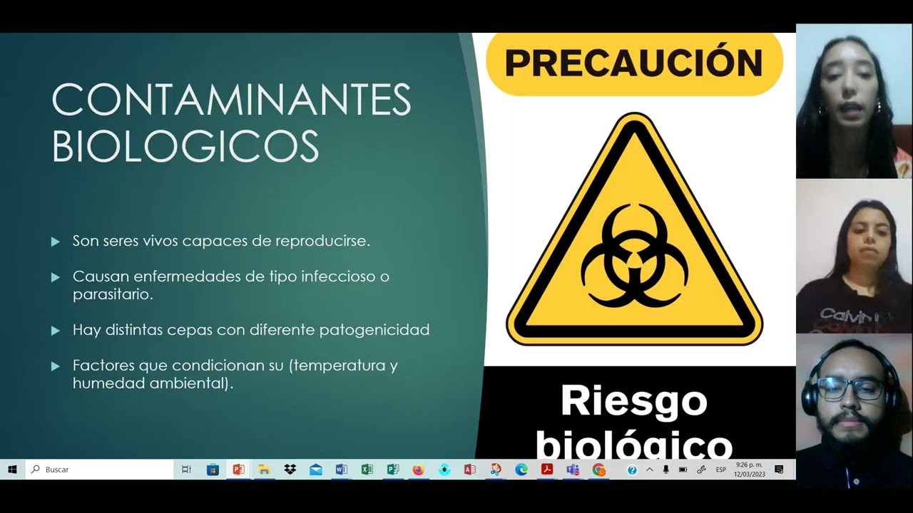 CONTAMINANTES F&Iacute;SICOS, QU&Iacute;MICOS Y BIOL&Oacute;GICOS