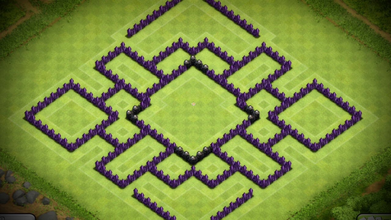 Clash Of Clans - Best Town Hall 9 Trophy Base (PhamilyShucks Modified) Speed Build - 2014