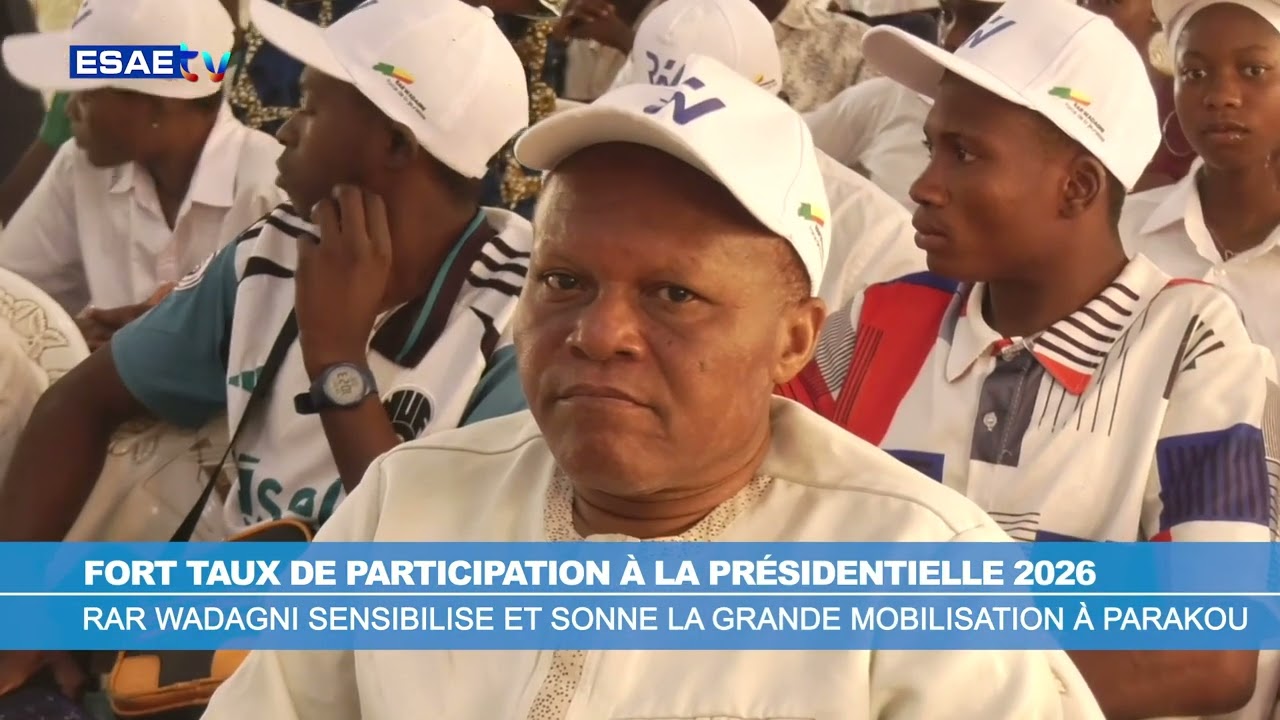 RÉSEAU DES AMIS DE ROMUALD WADAGNI SENSIBILISE ET SONNE LA GRANDE MOBILISATION À PARAKOU