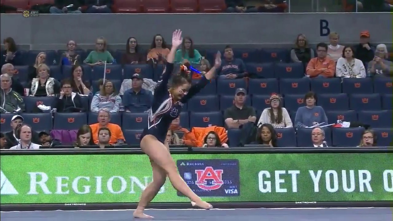 Samantha Cerio (Auburn) - Floor Exercise (9.8) - Oregon State at Auburn 2017