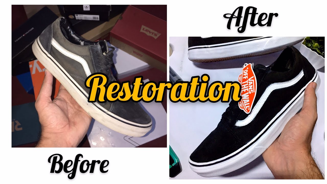 shoes restoration DIY | vans of the wall | Doublealphaa