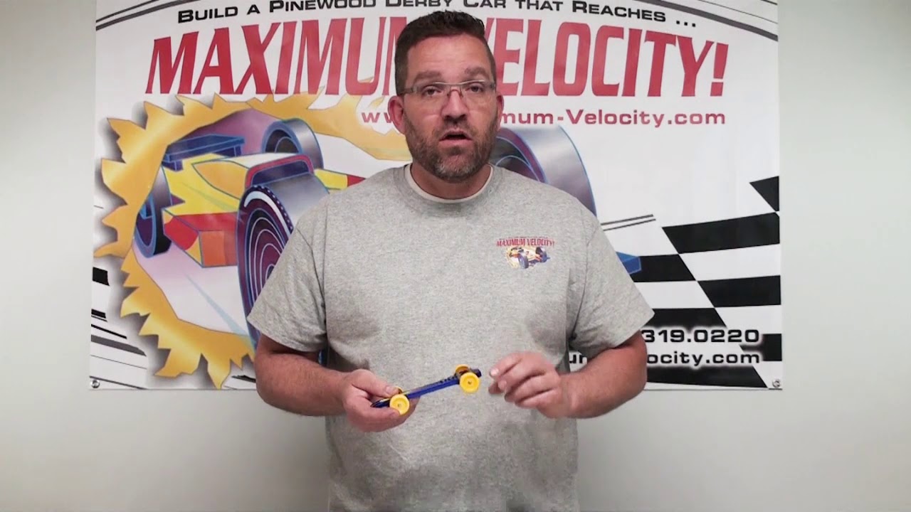 Pinewood Derby Video Center of Gravity Stand
