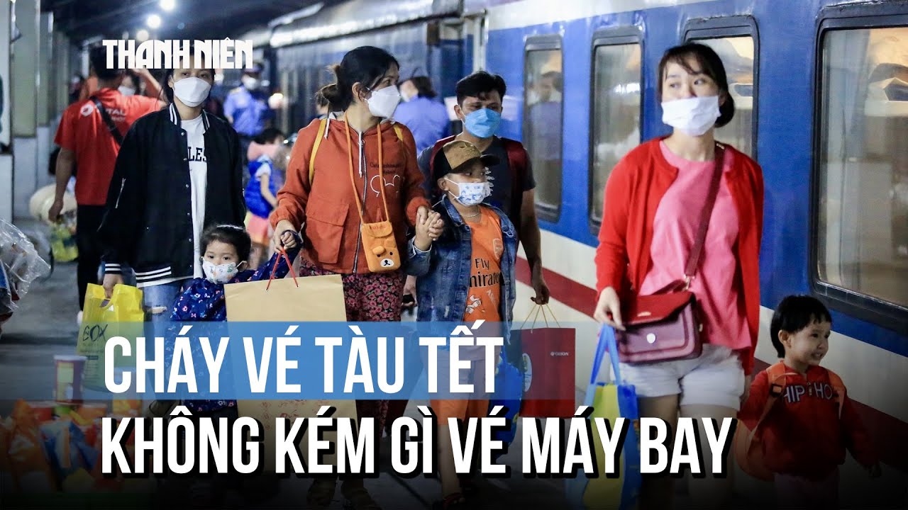 Vé tàu tết 'nóng hầm hập' không kém gì vé máy bay
