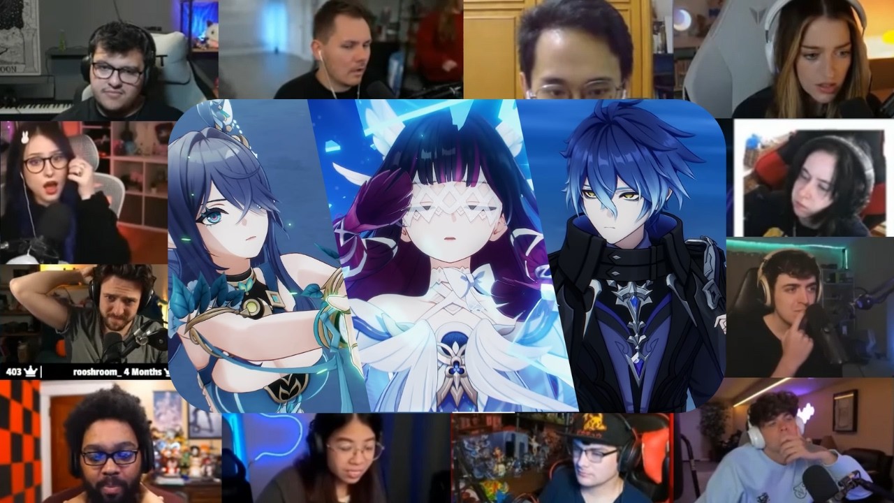 Все реакции на мэшап &laquo;Вставка&raquo; в Genshin Impact Luna 2 Archon Quest