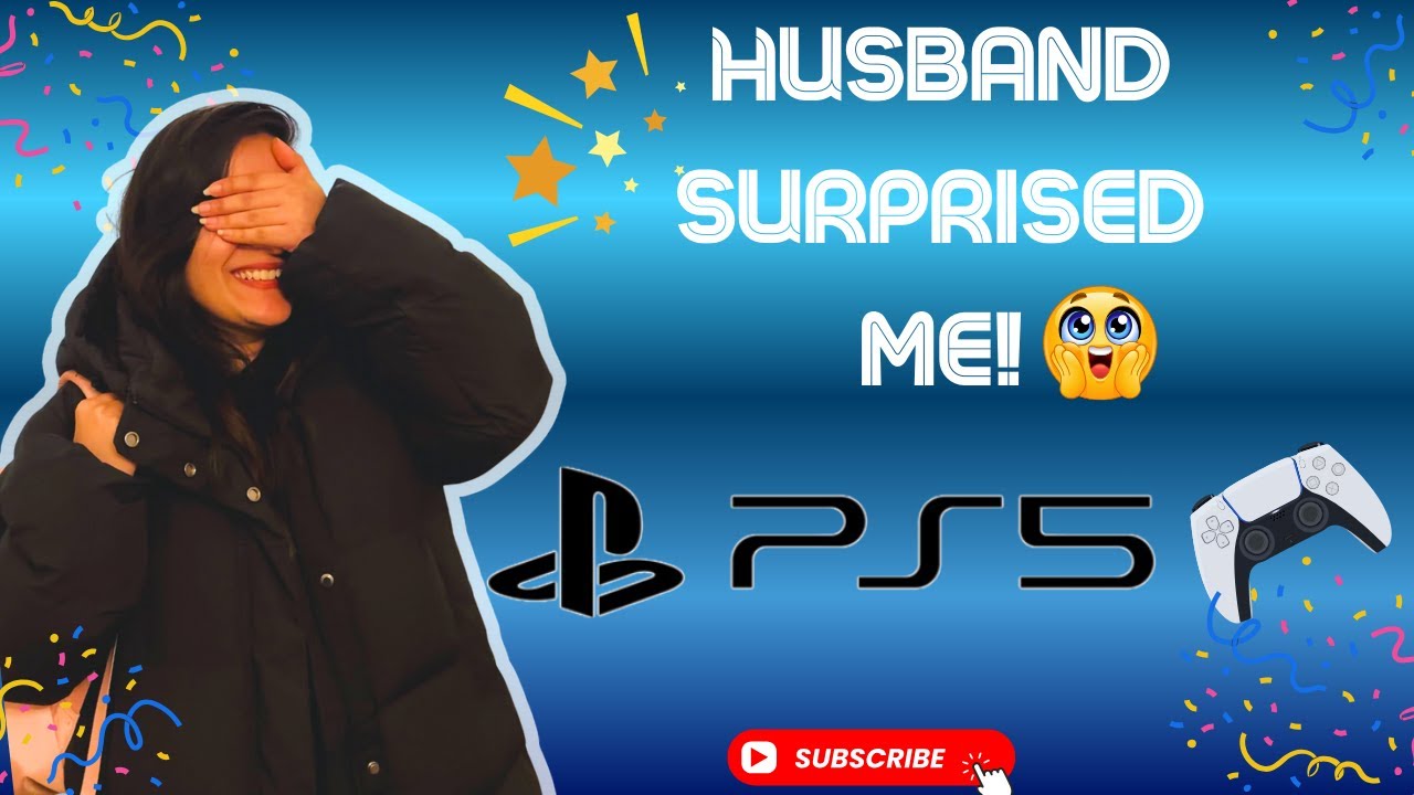 ICH SCHREIE! 🇩🇪 Husband's EPIC PS5 Surprise IN GERMANY! 🇩🇪  (Unboxing & Reaction)