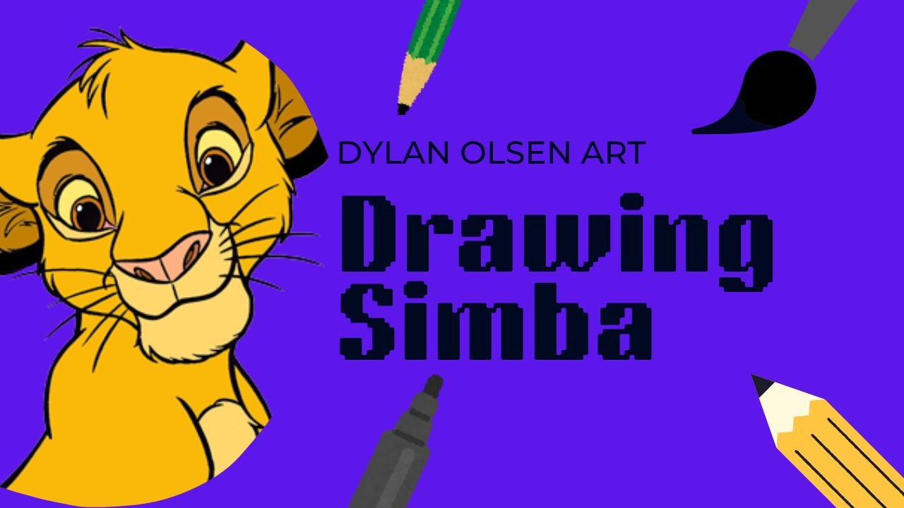 How to Draw Simba (Disney’s The Lion King)
