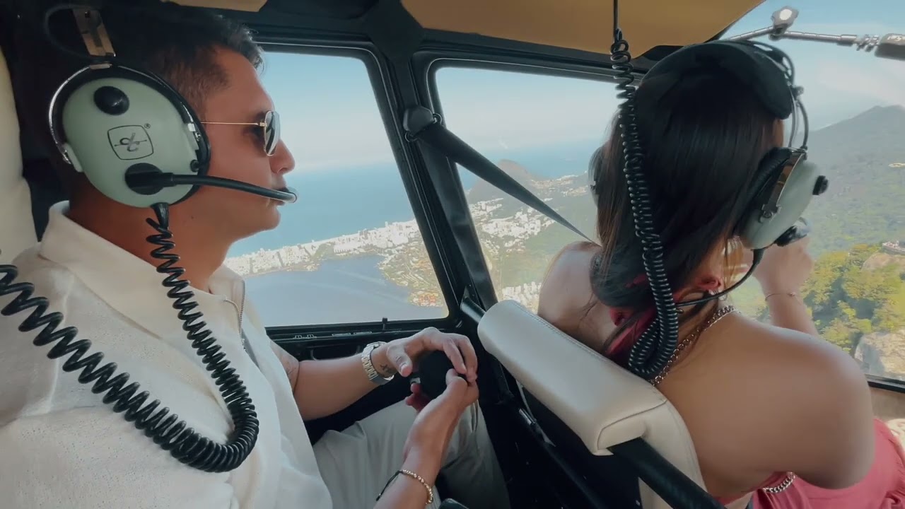 Pedido de casamento em helicóptero | Rio de Janeiro