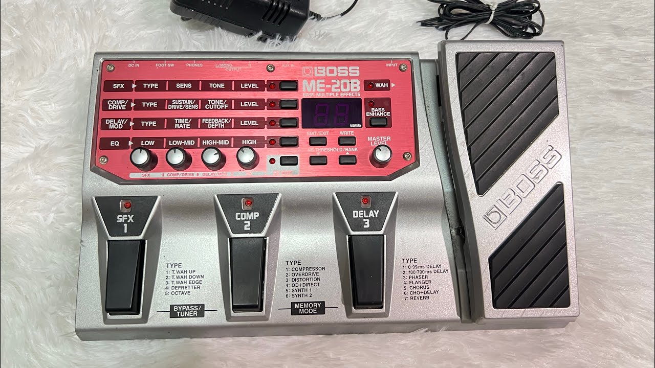 รีวิวมั่วๆ Boss ME-20B on Guitar เอฟเฟคBass จะใช้กับGuitarได้หรือไม่..???