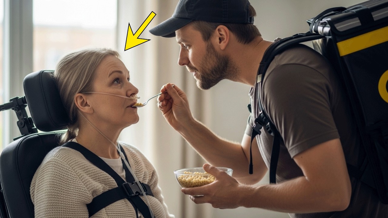 INGEN VILLE TA HAND OM DEN TETRAPLEGISKA MILJONÄRSKAN… TILLS EN FATTIG BUDBÄRARE DÖK UPP
