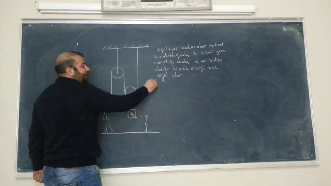 iş güç enerji kalıp soru