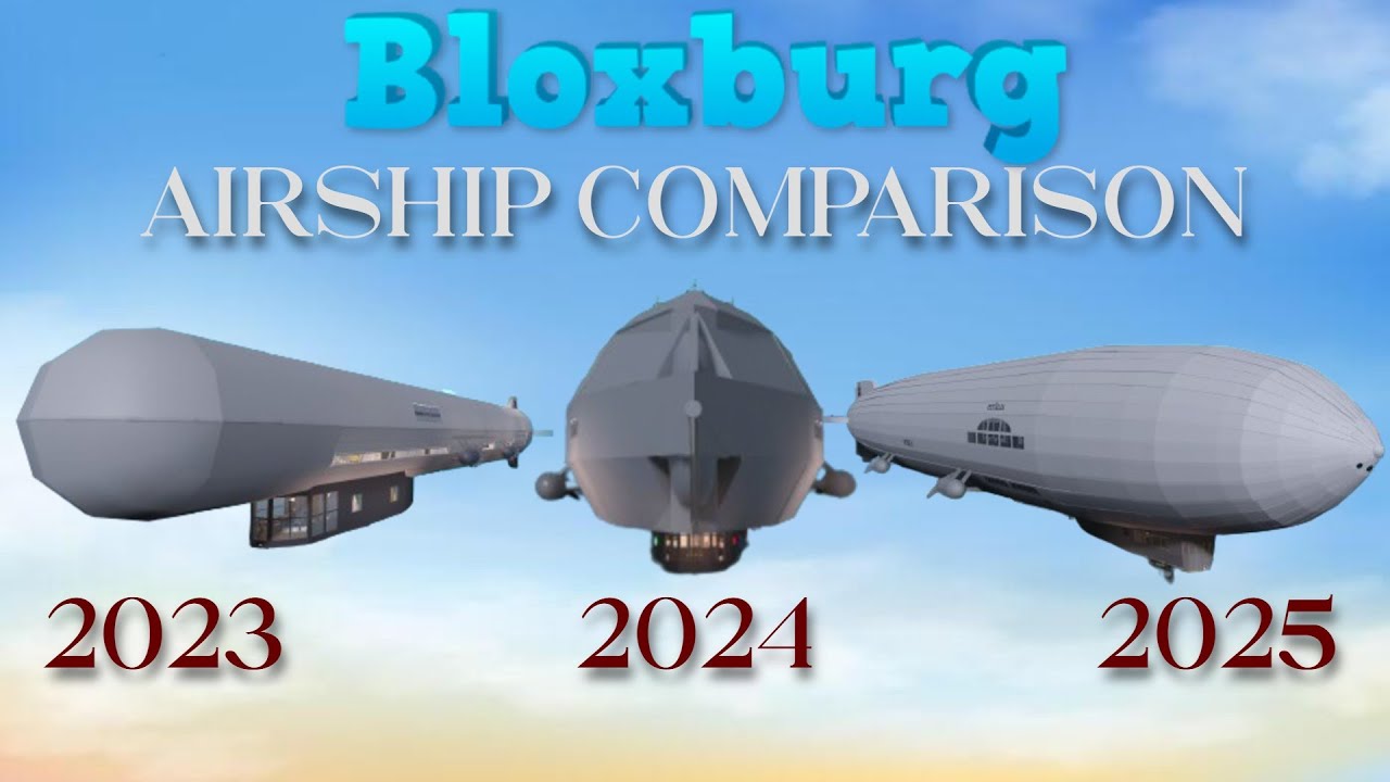 Bloxburg AIRSHIP comparison & tour