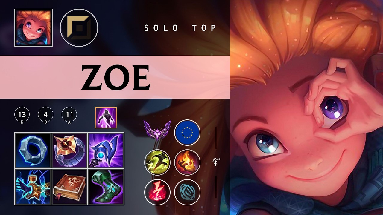 Zoe Top vs Rek'Sai - EUW Master Patch 26.05