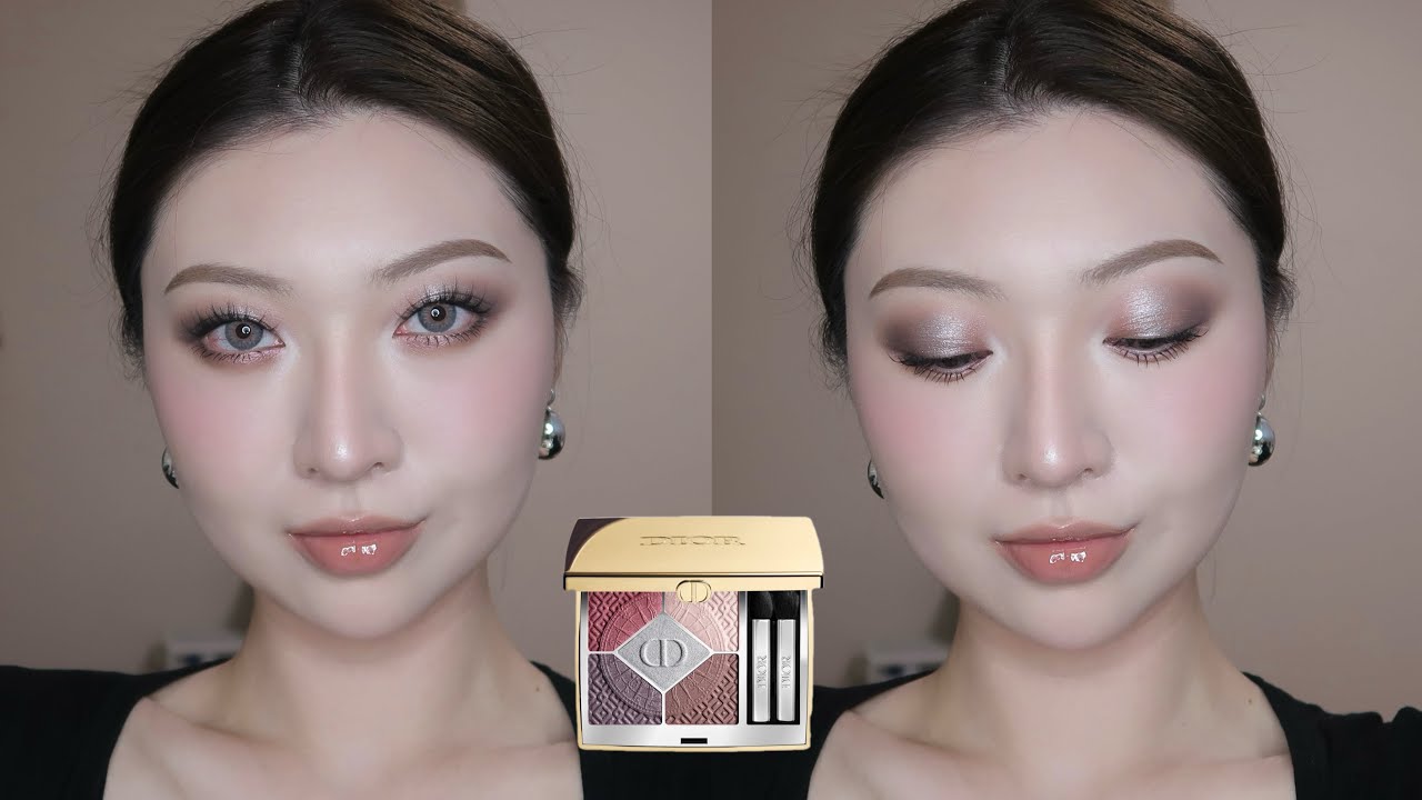 高冷金屬色調眼妝｜DIOR 聖誕系列眼影 #863