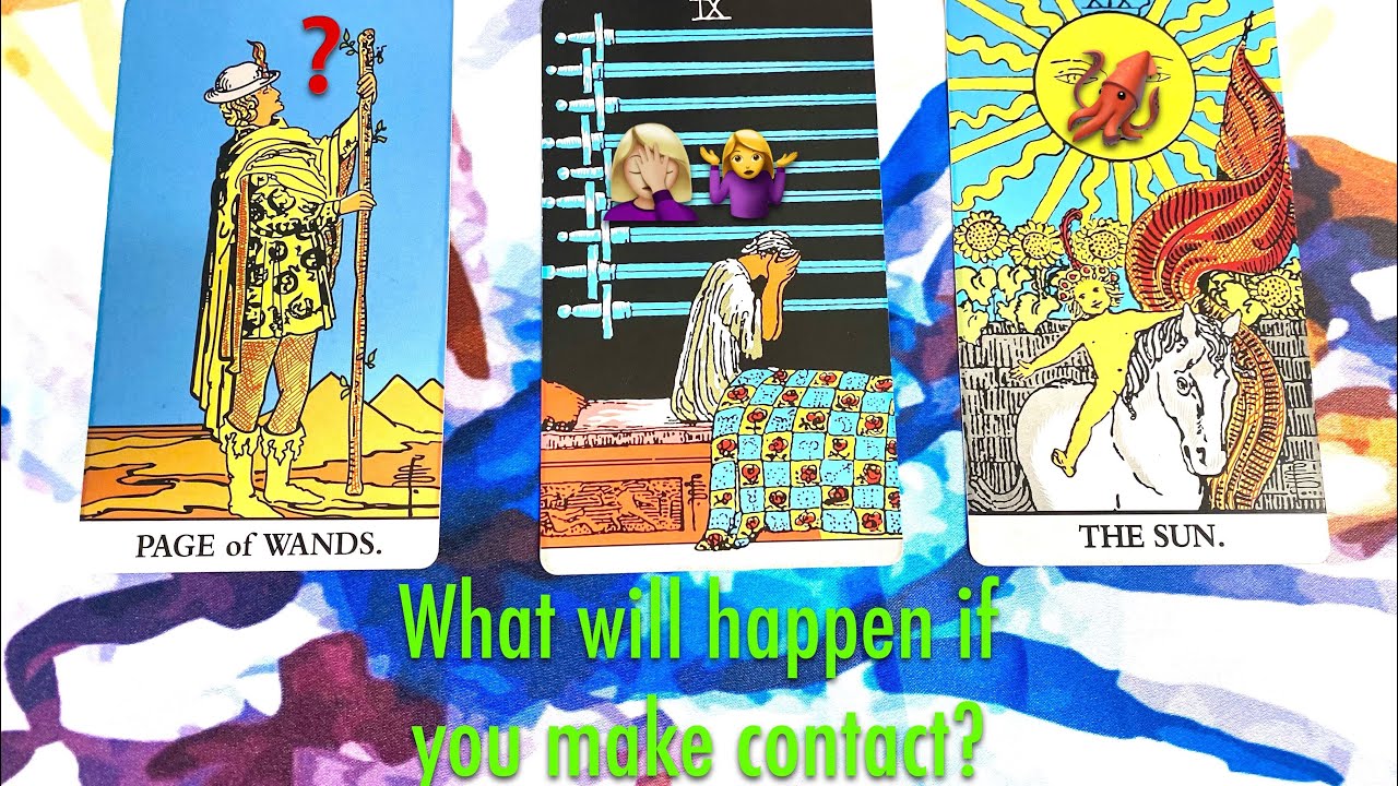 What will happen if you contact them 🤔😽💅/Pick a Card Tarot Reading/Subscriber Request👯‍♀️