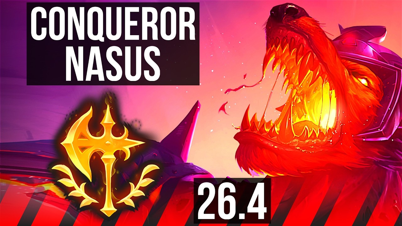 NASUS vs AATROX (TOP) | Conqueror | EUW Master | 26.4