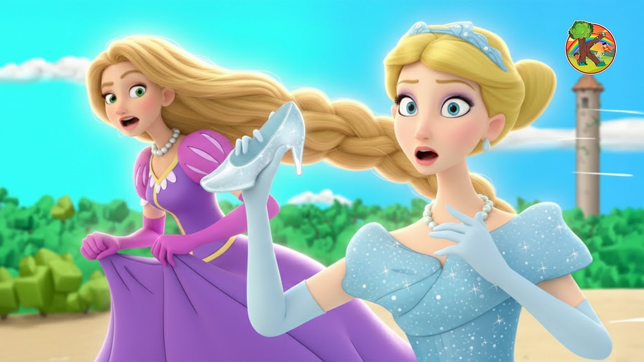 ✨ Cendrillon et Raiponce – L’Aventure Magique de la Pantoufle Disparue 👠💫 | Contes | KONDOSAN
