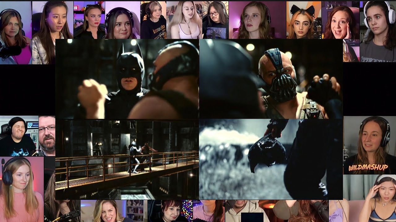 Bruce vs Bane scene reaction Mashup | The Dark Knight Rises 