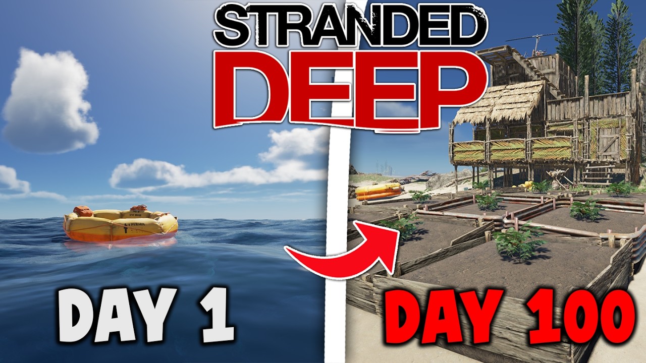 Bertahan Hidup 100 Hari di STRANDED DEEP
