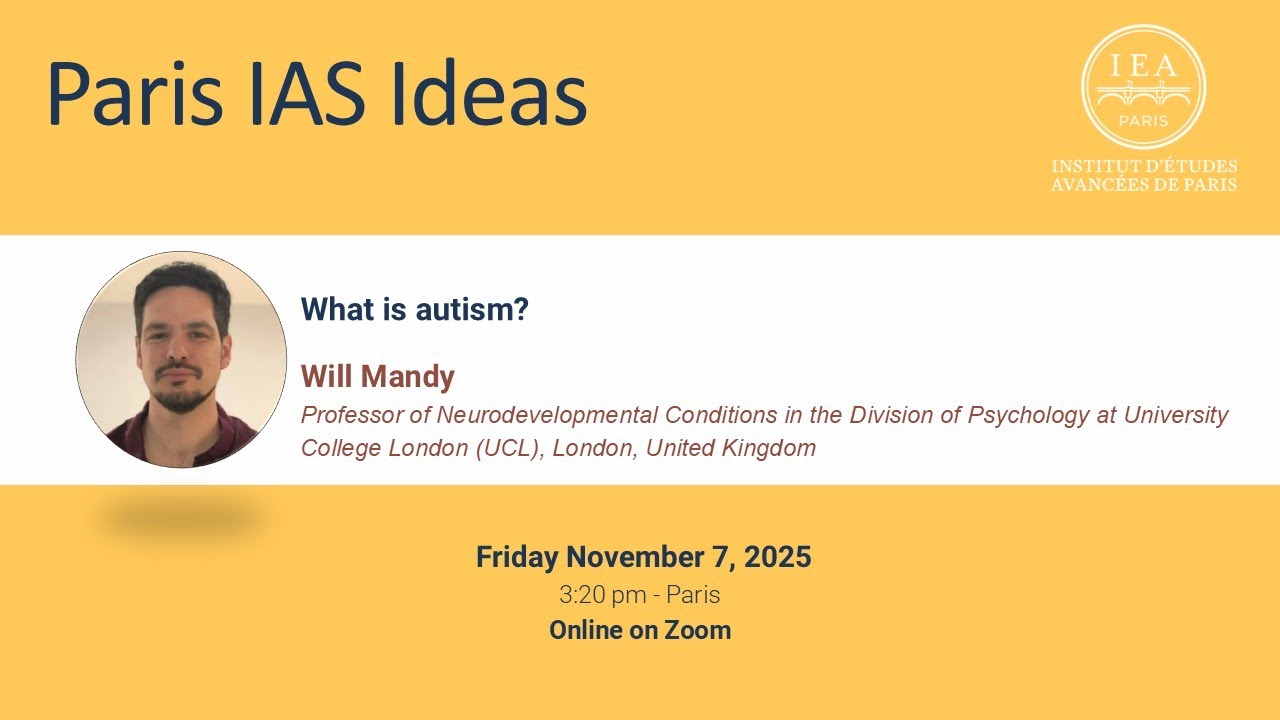 Will MANDY - Paris IAS Ideas - What is autism?